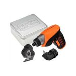 Stanley B+D Black and Decker CS3652LCCT 180 Giri-min Nero, Rosso