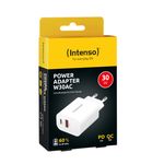 Intenso-POWER-ADAPTER-1XUSB-A-2XUSB-C-7806512-Universale-Bianco-AC-Ricarica-rapida-Interno