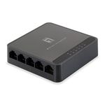 Level One LevelOne GEU-0522 switch di rete Gigabit Ethernet (10/100/1000) Nero