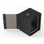 Extralink Premium 15U 600x600 Nero | Armadio per montaggio su rack | Montaggio senza attrezzi, montaggio a parete