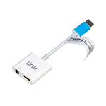 Adattatore Splitter Usb-C Maschio Per Ricarica Smartphone E Audio Con Microfono Per Telefonate E Musica Cm 15