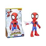 Hasbro Marvel Spidey e I Suoi Fantastici Amici - Mega Spidey, action figure da 22,5 cm, giocattolo per eta' prescolare