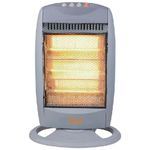 Vinco 70104 stufetta elettrica Riscaldatore di ambienti elettrico alogeno Interno Grigio 1200 W