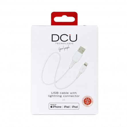 DCU-Advance-Tecnologic-34101290-cavo-Lightning-1-m-Bianco