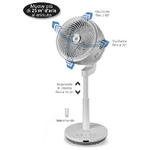 Macom-Ventilatore-Tornado-Tower-Ventilatore-piantana-con-doppia-oscillazione-verticale-orizzontale.-Telecomando-incluso