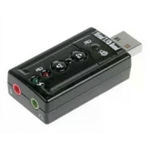 Link LK70777 Adattatore USB-Audio per Microfono, Casse O Cuffie