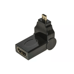 Adattatore Micro Hdmi Maschio - Hdmi Femmina Con Connettore Inclinabile