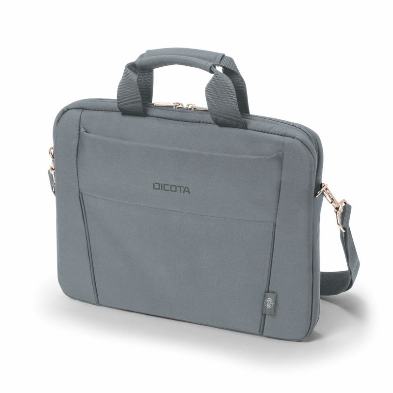 DICOTA-Eco-Slim-Case-BASE-358-cm--14.1--Valigetta-ventiquattrore-Grigio--ECO-SLIM-CASE-BASE-13-14.1-GREY----