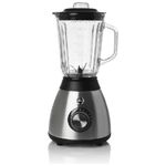 Melchioni Frullo Glass Frullatore da tavolo 600 W Nero, Acciaio