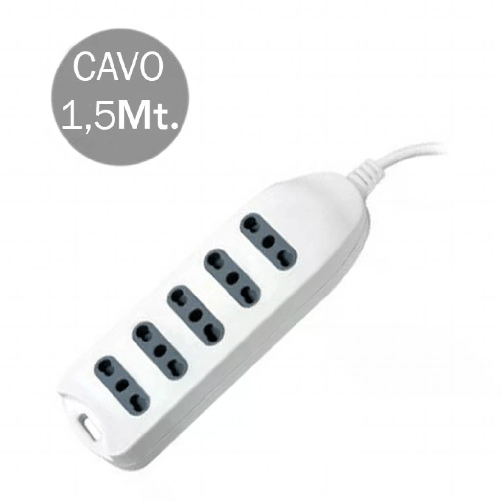 V-TAC-Multipresa-con-Cavo-15m-5-Prese-10-16A-2P-T-Bipasso-con-Attacco-a-Parete-con-Spina-16A-2P-T-Colore-Bianco