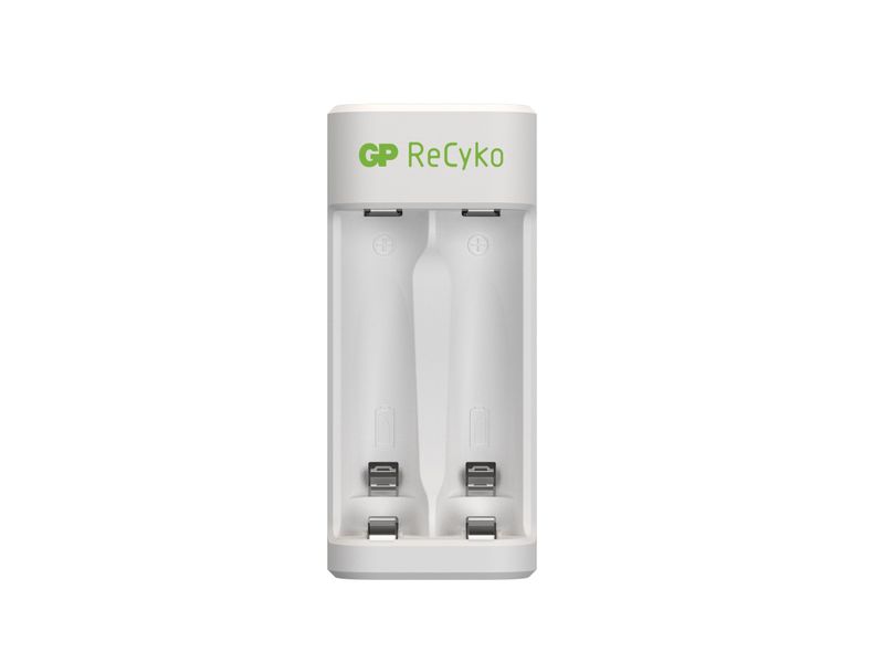 GP-Battery-Caricabatterie-USB-ReCyko-E211-Inclusi-2-Batterie-AA-NiMH-da-2100-mAh