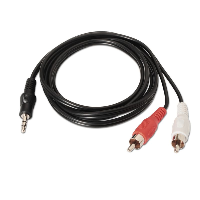 AISENS-A128-0148-cavo-audio-3-m-3.5mm-2-x-RCA-Nero