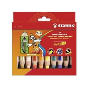 STABILO woody 3 in 1 Multi 10 pz