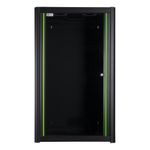 Lanview LOGON RWP20U56BL rack 20U Da parete Nero (19'' 20U Rack Wall Mount Pro - 600 x 560 x 1000mm - Black