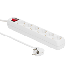 MicroConnect Presa Schuko 6 vie 3M Bianca