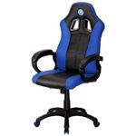 Qubick Inter Sedia da gaming per PC Seduta imbottita Nero, Blu