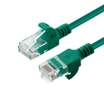 Microconnect W125628019 cavo di rete Verde 75 m Cat6a U/UTP UTP (U/UTP CAT6A Slim 7.5M Green - Unshielded Network Cable