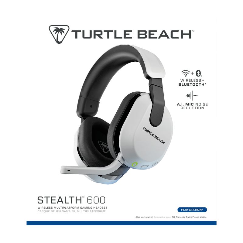 Turtle-Beach-Stealth-600-Gen-3-Auricolare-Wireless-A-Padiglione-Giocare-Bluetooth-Bianco