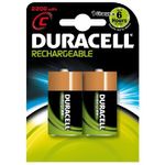 Duracell 75052458 batteria per uso domestico Batteria ricaricabile C Nichel-Metallo Idruro (NiMH)