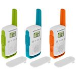 Motorola T42 ricetrasmittente 16 canali Blu, Verde, Arancione, Bianco