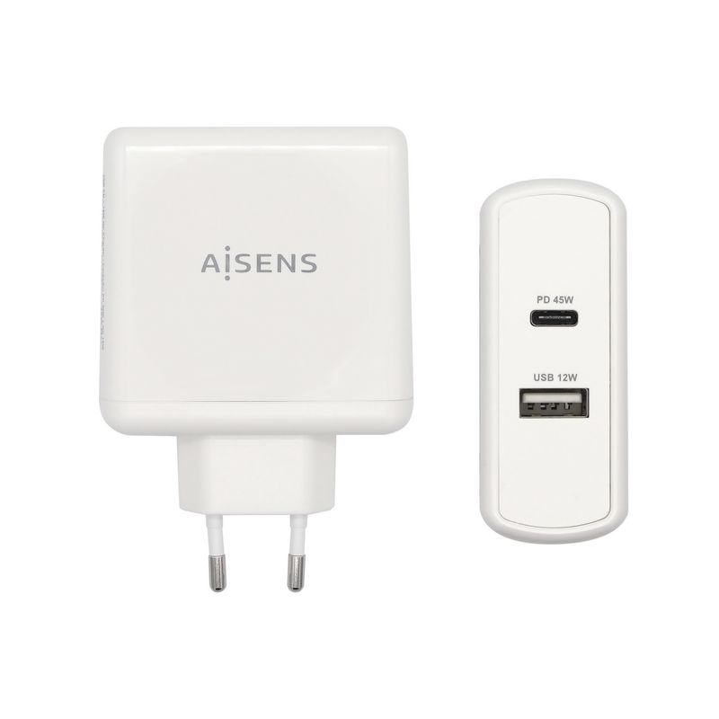 AISENS-ASCH-2PD45A-W-Caricabatterie-per-dispositivi-mobili-Bianco-Interno