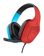 Trust-GXT-416S-Zirox-Auricolare-Cablato-A-Padiglione-Giocare-Nero-Ciano-Rosso