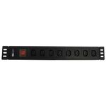 Wp Europe WP WPN-PDU-I05-08 unità di distribuzione dell'energia (PDU) 8 presa(e) AC 1.5U Nero