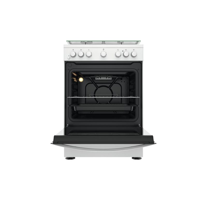 Indesit-IS67G4PHW-E-1-Cucina-Elettrico-Gas-Nero-Bianco-A