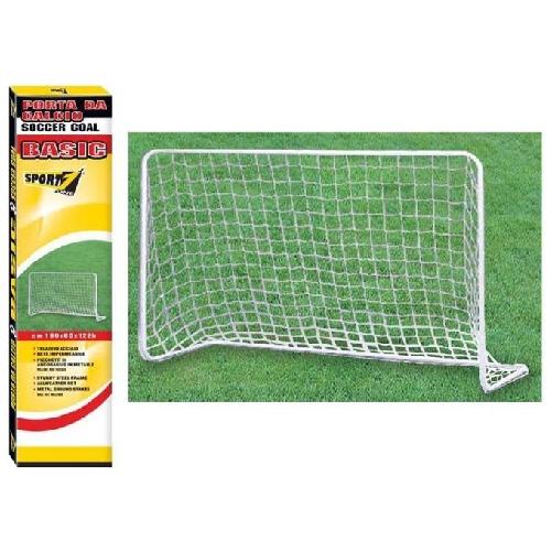 HOMCOM Porta da Calcio e Calcetto in Plastica PE per Adulti e Bambini,  302x83x201cm Bianca - PagineGialle Shop