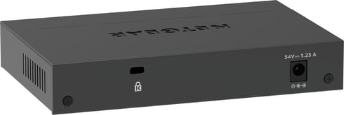 NETGEAR-5-Port-Gigabit-Ethernet-PoE--Plus-Switch--GS305EP--Gestito-L2-L3-Gigabit-Ethernet--10-100-1000--Supporto-Power-over-Ethernet--PoE--Nero