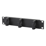 Lanview  LOGON RA10110BL porta accessori Pannello di gestione del cavo (1U 10 CABLE MANAGEMENT - PANEL