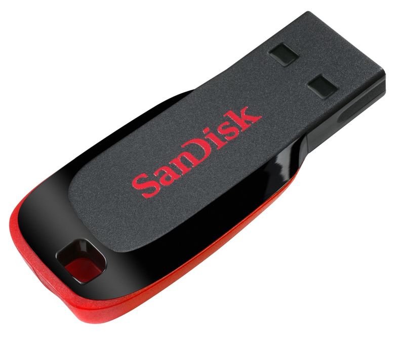 SanDisk-Cruzer-Blade-unita-flash-USB-64-GB-USB-tipo-A-2.0-Nero-Rosso