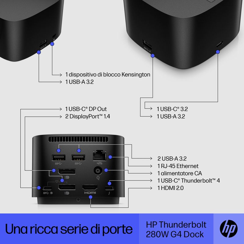 HP-Thunderbolt-Dock-280W-G4-con-cavo-combo