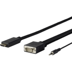 Vivolink PROHDMIVGA5 cavo e adattatore video 5 m HDMI tipo A [Standard] VGA [D-Sub] + 3.5mm Nero (PRO HDMI TO VGA + AUDI