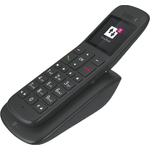 Telekom Sinus A32 Ebony con base e spento