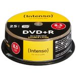 Intenso DVD+R 8.5GB 8x Double Layer 25er Cakebox 8,5 GB DVD+R DL 25 pz