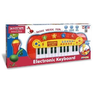 Bontempi Electronic Keyboard with microphone and flashing light show