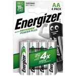 Energizer Accu Recharge Power Plus 2000 AA BP4 Batteria ricaricabile Stilo AA Nichel-Metallo Idruro (NiMH)