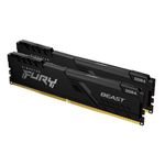 Kingston Fury Kingston Technology FURY 16GB 3600MT/s DDR4 CL17 DIMM (Kit da 2) Beast Black