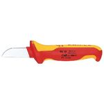 Knipex 98 52 Taglierino Coltello a lama fissa Arancione, Rosso