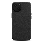 Custodia in pelle Woolnut per iPhone 14, nera