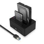 ACT AC1504 docking station per unità di archiviazione USB 3.2 Gen 1 (3.1 Gen 1) Type-B Nero