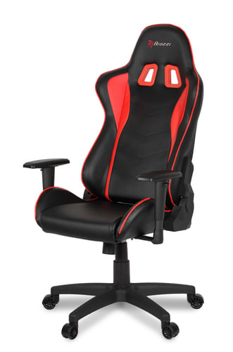 Arozzi-Mezzo-V2-Sedia-da-gaming-per-PC-Seduta-imbottita-Nero-Rosso