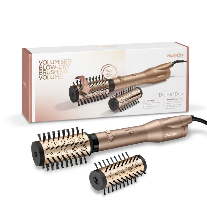 BaByliss-Big-Hair-Dual---Gold-Edition-Spazzola-ad-aria-calda-Caldo-Oro-650-W-25-m