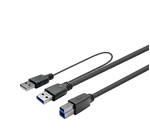 Vivolink-PROUSB3AB3C-DUAL-cavo-USB--USB-3.0-ACTIVE-CABLE-A-MALE-----B-MALE-3m---Warranty--144M-