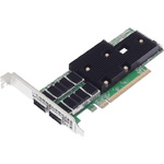 Broadcom P2200G - Adattatore di rete - PCIe 5.0 x16 profilo basso - 400 Gigabit QSFP112 x 2