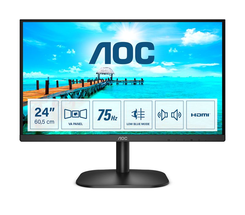 AOC-B2-24B2XDAM-LED-display-605-cm--23.8--1920-x-1080-Pixel-Full-HD-Nero