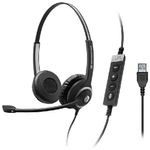 Sennheiser Cuffie cablate, robuste con Easy Disconnect ottimizzate per l'uso con telefoni fissi