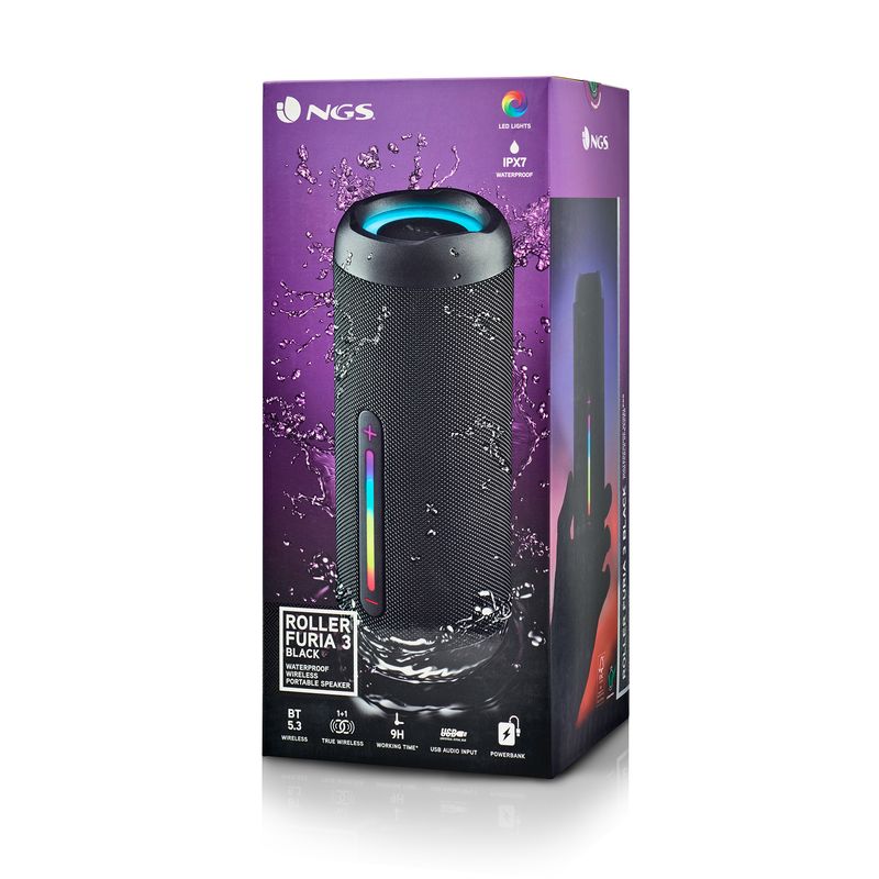 Ngs-Cassa-Acustica-Wireless-Compatibile-Bluetooth-53-60W-OutputWater-ResistantCon-Porta-Usb--Tf