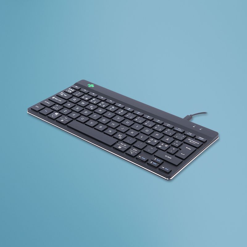 R-Go-Tools-Compact-Break-RGOCONDWDBL-tastiera-USB-QWERTY-Nordic-Nero--COMPACT-BREAK-KEYBOARD-QWERTY---ND-BLACK-WIRED----